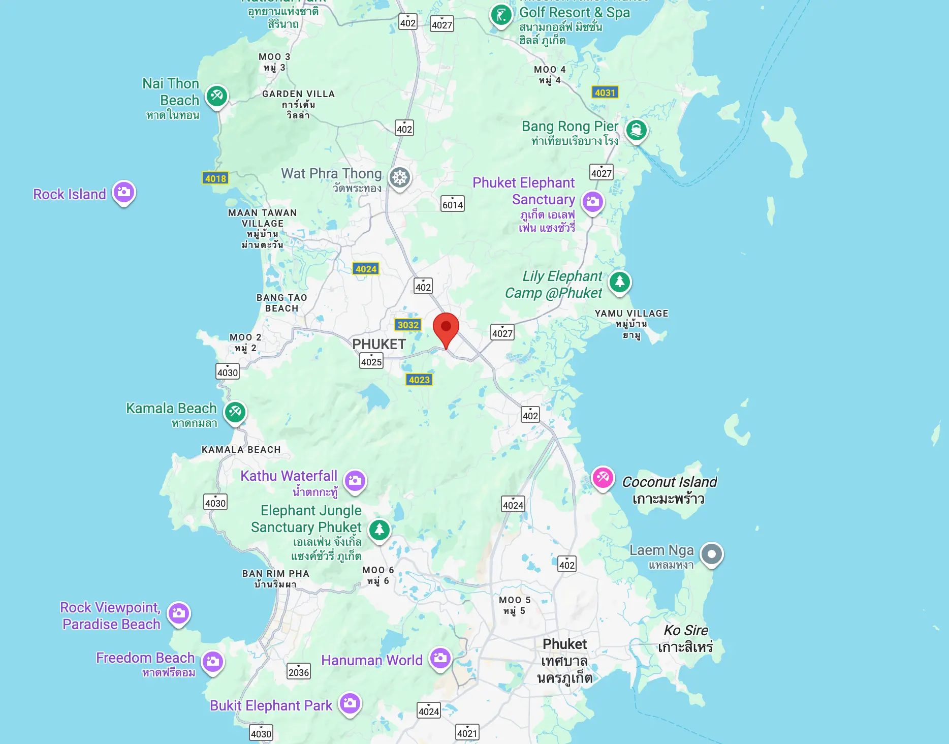 Find us on the map — Phuket